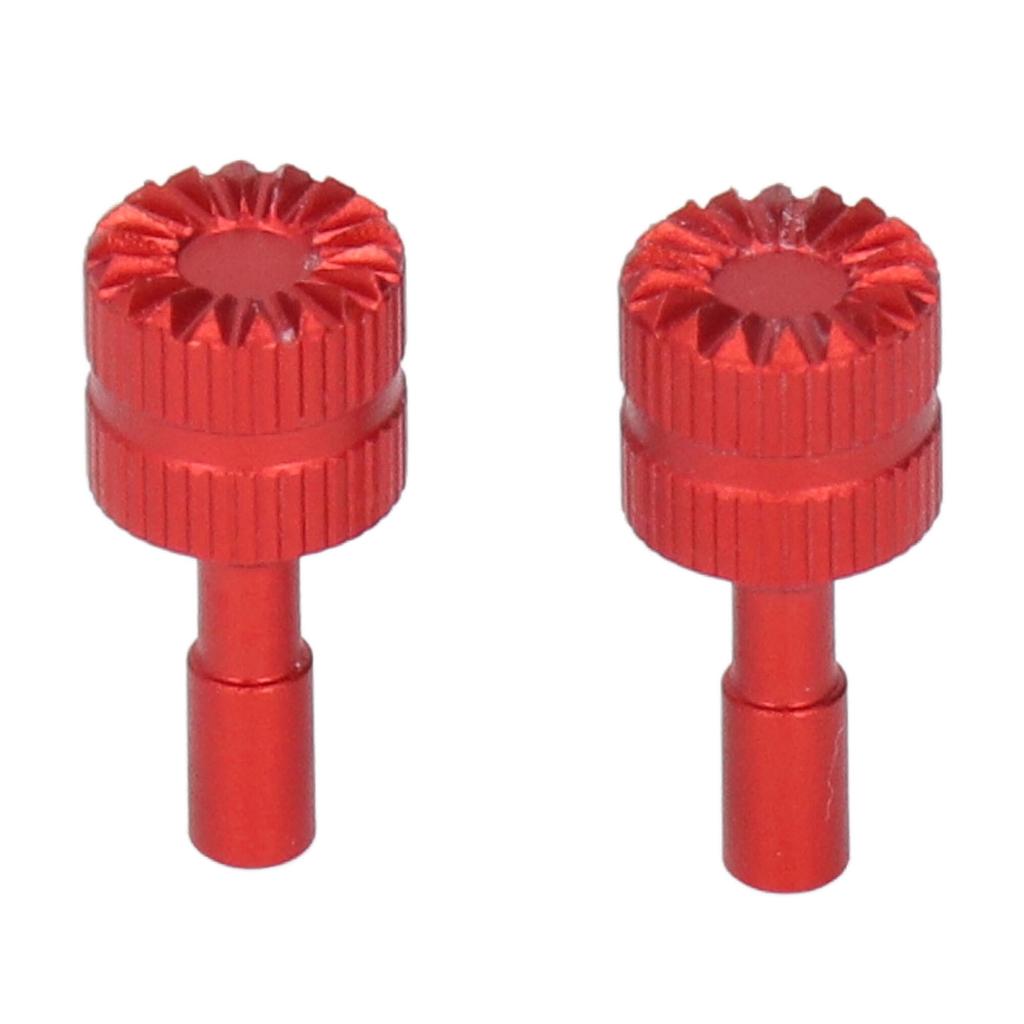 2PCS RC Joystick Aluminium Alloy Detachable Remote Control Thumb Rocker for Mini3 Pro Red