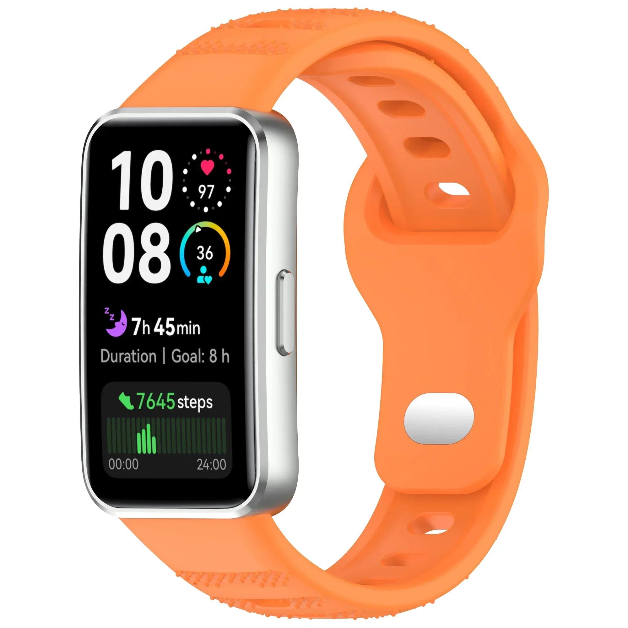 

Ремешок для Huawei Bands 9/8 NFC Аксессуары для браслета Замена Спортивный силиконовый браслет для часов pulseira correa для Huawei 10/9/8 NFC For Huawei Band 10