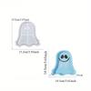 DIY Drop Glue Mold Halloween Series Ghost Pumpkin Tray Silicone Mold Gypsum Storage