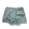 Men's Gingham Check Casual Shorts – Elastic Drawstring Waist Pocket Shorts for Summer Daily & Streetwear