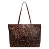 Women's bag retro leopard print bag trendy handbag 2025 new shoulder bag large capacity tote bag