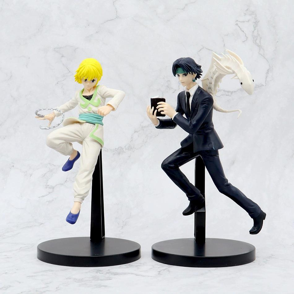 15-23cm Hunter X Hunter Chrollo Lucilfer Anime Figure Hisoka Action Figure Killua Zoldyck Kurapika Figurine Collectible Model