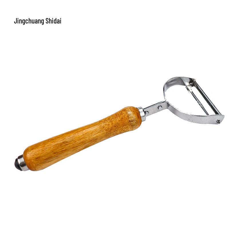 Jingchuang Shitai Wooden Handle Stainless Steel Peeler