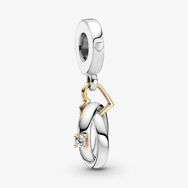 925 Sterling Sølv Hjerte & Mamma Dangle Dream Catcher Charm Fit OriginalNew Armbånd DIY Smykker For Dame Armbånd DiyBeads