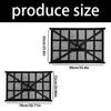 Car Roof Cargo Net with Mesh Access Panel and Mounting Hardware for Soft Item Storage In Cars SUVs and MPVs Daily Use