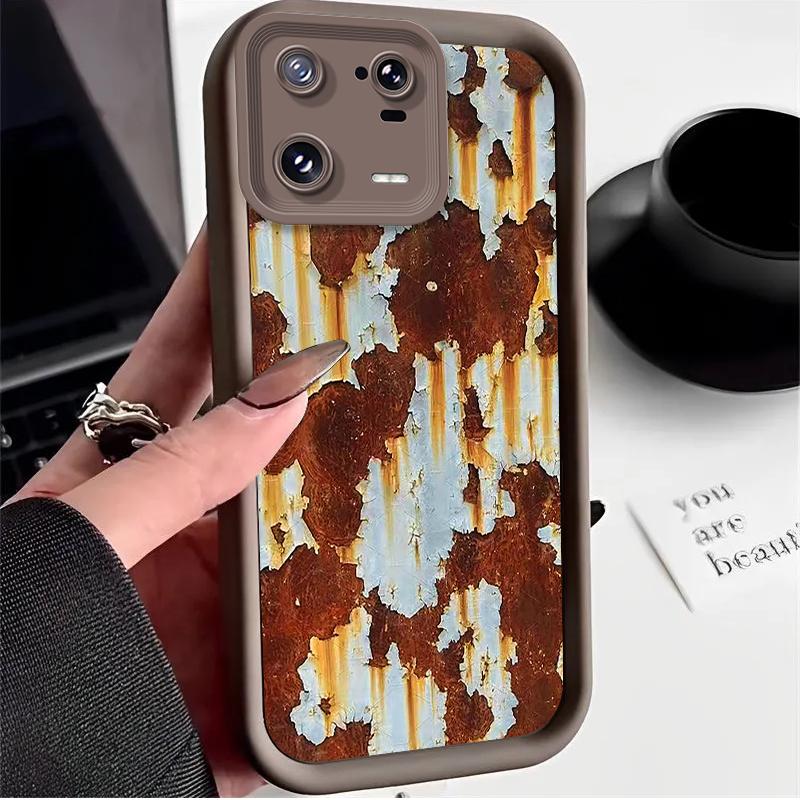 

Rusty Stains Case for Xiaomi Mi 15 Pro 14 14T 13 13T 12 11 Lite 11T POCO X7 X6 5G X5 X3 NFC F6 F5 M7 M6 4G Silicone Cover Funda POCO M6 4G