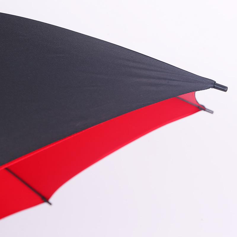 30 "automatic straight handle. Curved handle double layer golf business umbrella Large double men's umbrella windproof umbrella