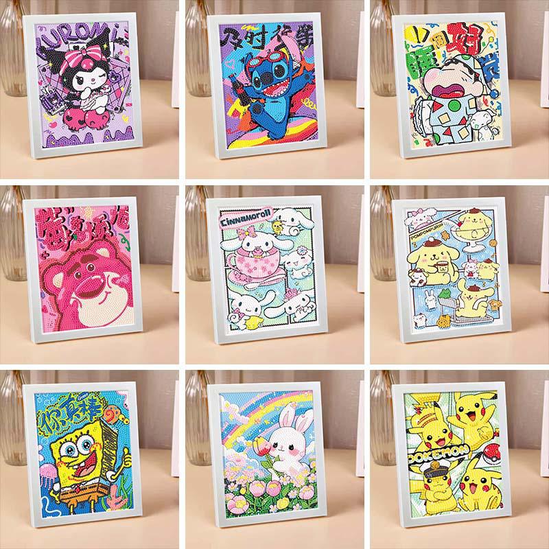 1 Set Diamond Art Home Decor Sanrio Diamond Drawing Hello Kitty Cartoon Full Diamond Mosaic 5D Diy Cross Stitch Kits