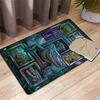 Cyber Crocodile Gallery Pattern Rug Floor Mat for Living Room or Bedroom Soft and Comfortable Carpet a Gift for Birthday and Holiday.