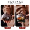 Color-changing purple sand portable travel tea set, one pot, two cups, small set with tea tray, express cup as a gift.