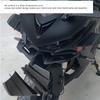 Motorcycle Winglets, Wing Spoiler, Aerodynamic Wing Kit Spoiler, ABS Material, Universal, 2pcs