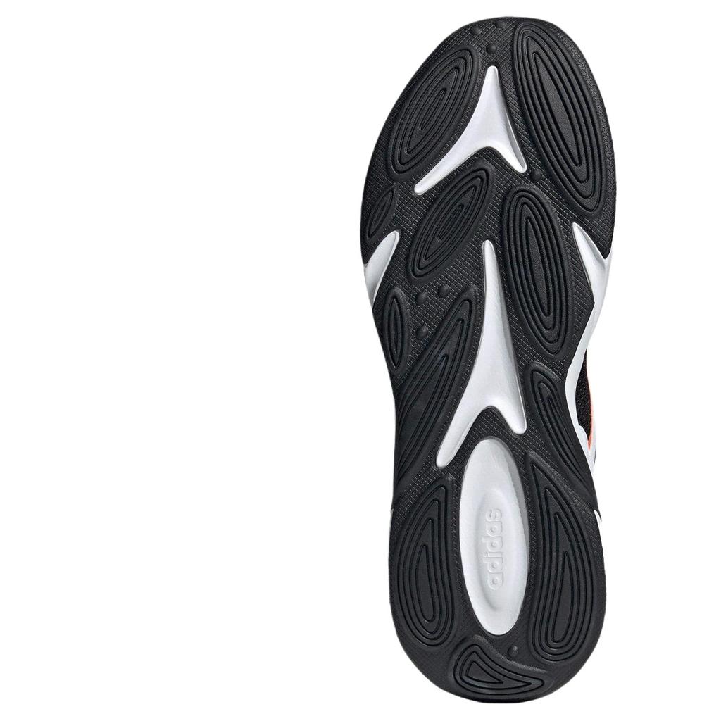 Adidas Ozwave PU Fabric Synthetic Leather Comfortable Versatile Breathable Low-Top Dad Shoes Unisex Sneakers Black White Orange JH7371