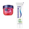 Sensodyne Fresh Mint Toothpaste & Vaseline Rose Lip Balm Set