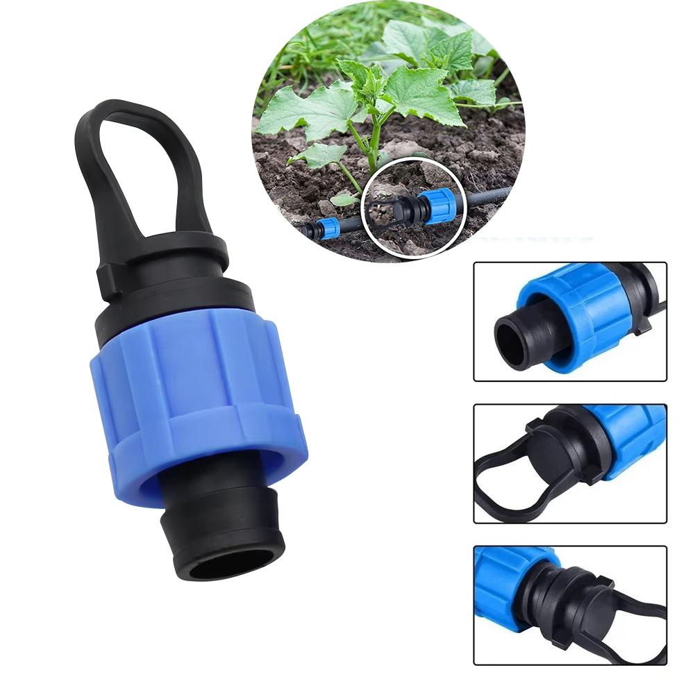 10pcs 16mm Drip Tape End Plug Household Irrigation Adapter Garden Hose Connector Agriculture Greenhouse Drip Tape Fittings