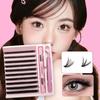 DIY Lashes Clusters Set Extensions Kit Fake Eyelashes Mix Lash Clusters with Lash Bond Seal and Lash Applicator Tool Makeup