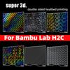 Für Bambu Lab A2L H2C Bett Doppelseitig Bambulab PEO PET Glatte Bauplatte Hohe Qualität Für Bambu Lab H2C Zubehör Ersatzteil