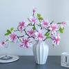 4 Magnolien Künstliche Blumen Chinesischer Stil Künstliche Blumen Dekoration Wohnzimmer Tisch Blumengesteck Dekoration