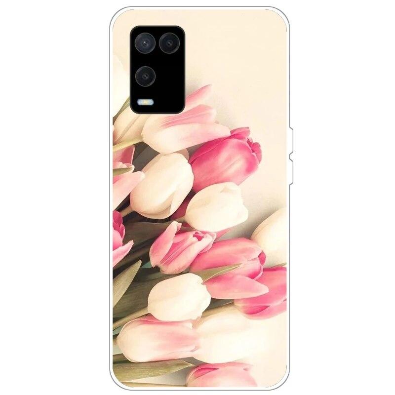 OPPO A54 Case telefonhoz Hátlap OPPO A54 5G 4G Case CPH2239 CPH2195 OPPOA54 A 54 Bumper Silicon Soft Funda fekete tpu tokhoz