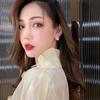 Classic Korea Fashion High Quality Metal Style Letter D Earrings Friends Gift Women Jewelry Earrings 2022