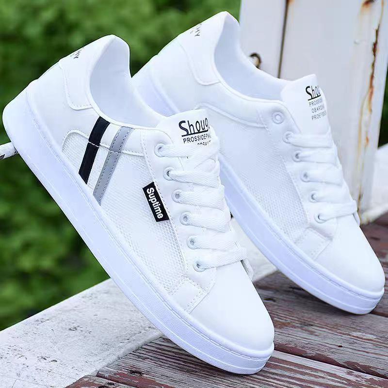 Comfortable fit breathable board shoes summer new net shoes trendy shoes student sports and leisure shoes