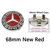 4pcs 56mm 60mm 68mm 75mm For Benz Car Wheel Center Hub Caps Rim Cover A180 A200 B180 B200 E200 W220 W213 W210 W164 Badge Emblem  KL1