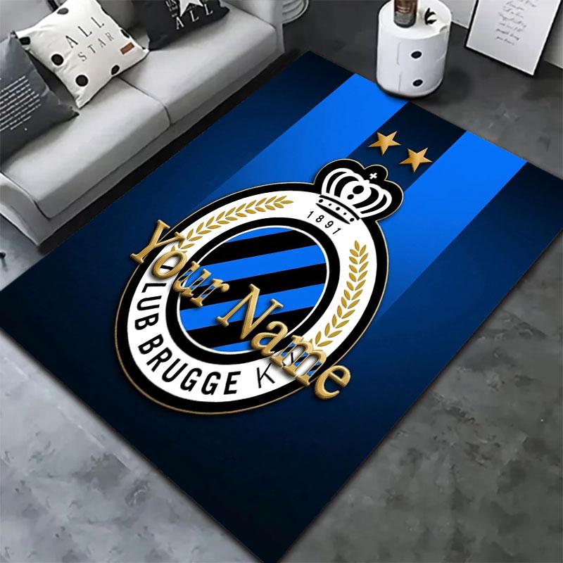 Club Brugge KV Custom Name Carpet Rug for Living Room Bedroom Home Sofa Decoration,Kids Play Non-slip Floor Mat
