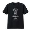 Forgive One Another Colossians 3 13 Bible Verse T Shirt Black 4XL Vintage Washed Homme Stylish Streetwear Breathable