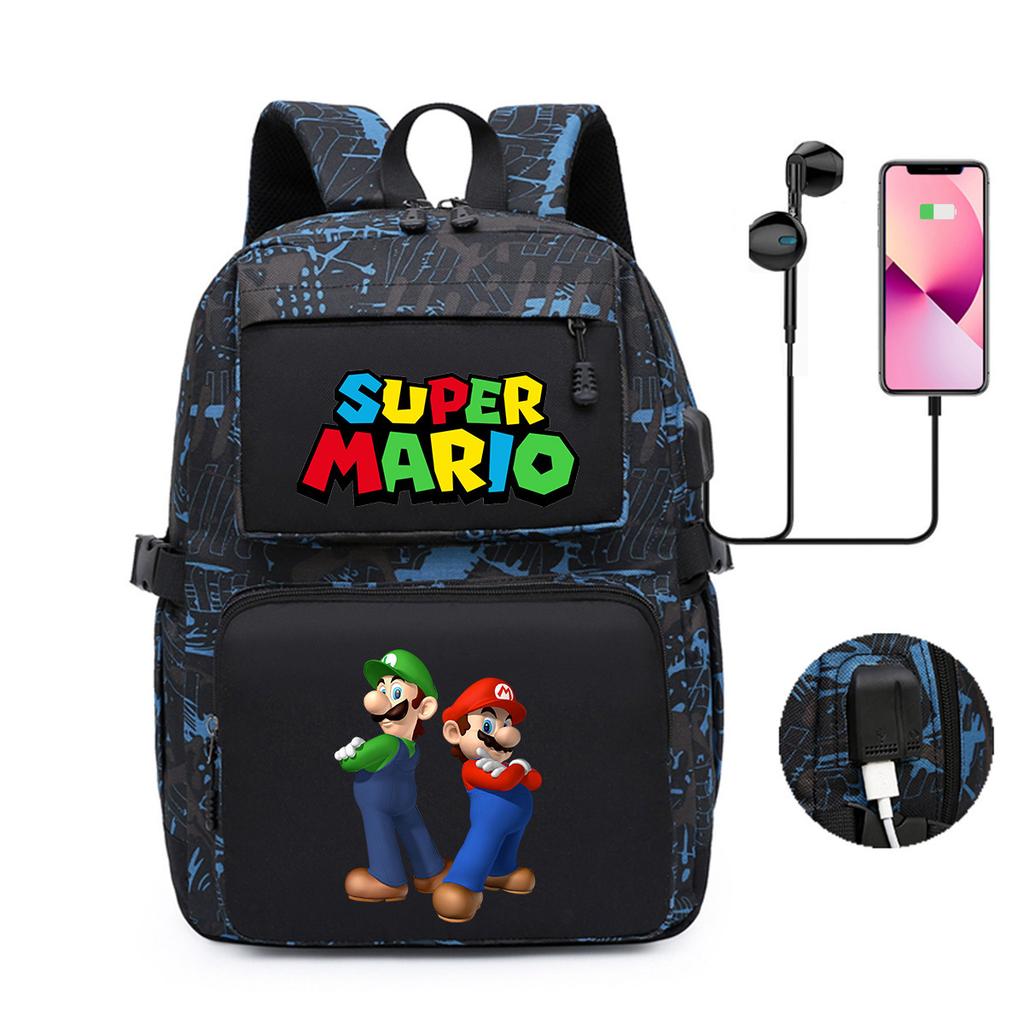 Game Merchandise Printed Backpack Youth School Bag Usb Computer Bag Backpack