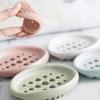 3pcs Silicone Soap Dish Perfect For Bathroom Countertops, Sinks, And Countertops, Durable And Space-Saving Bathroom Accessories