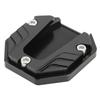 Motorcycle Side Stand Plate Pad High Strength Kickstand Pad Plate Support Accessory Black