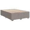 Vidaxl Letto Continentale Con Materasso, Taupe, Tessuto, 140X200 Cm