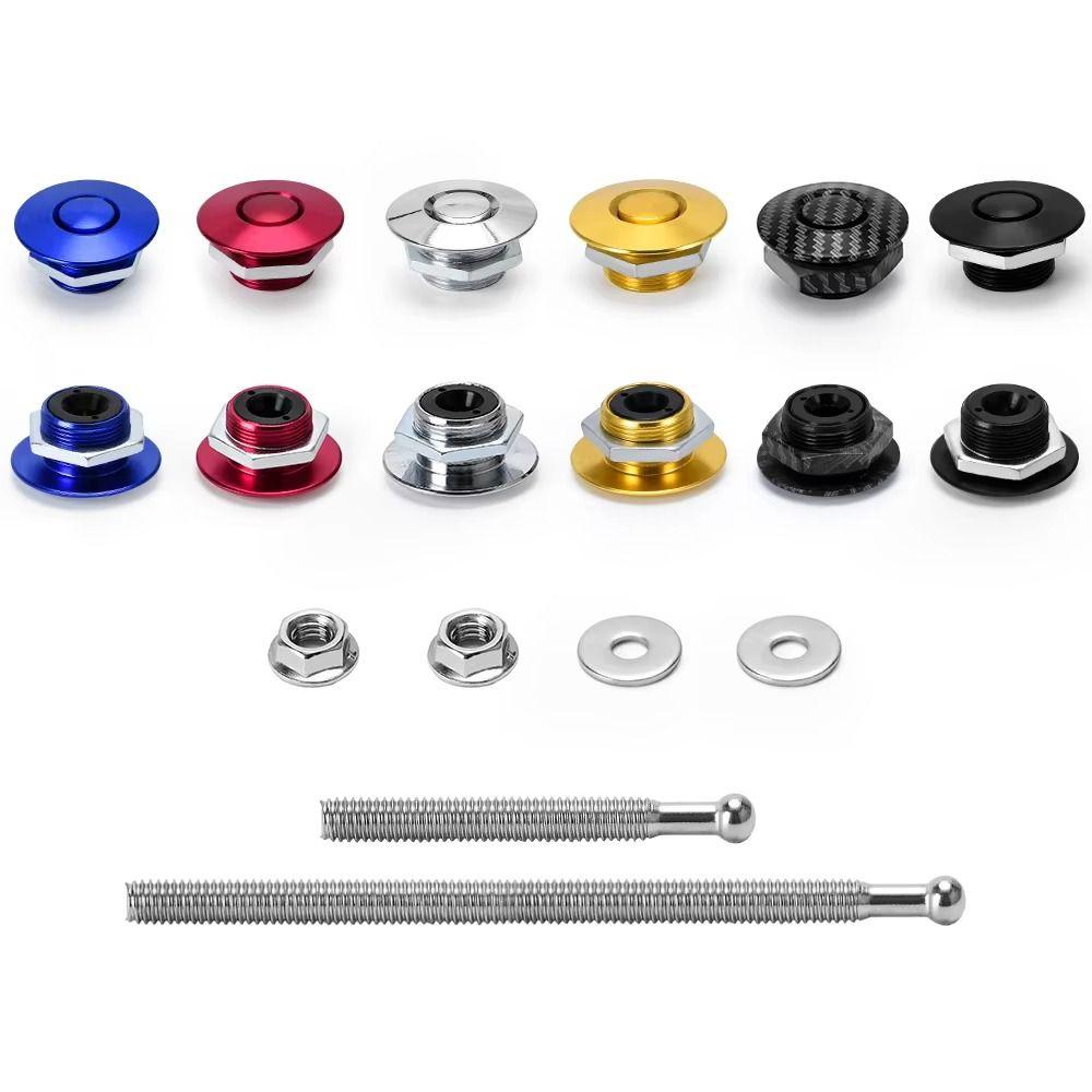 Aluminum Zinc Zinc Alloy Quick Release Fasteners 25mm Mini Size Billet Hood Lock Hood Pins  Racing Car
