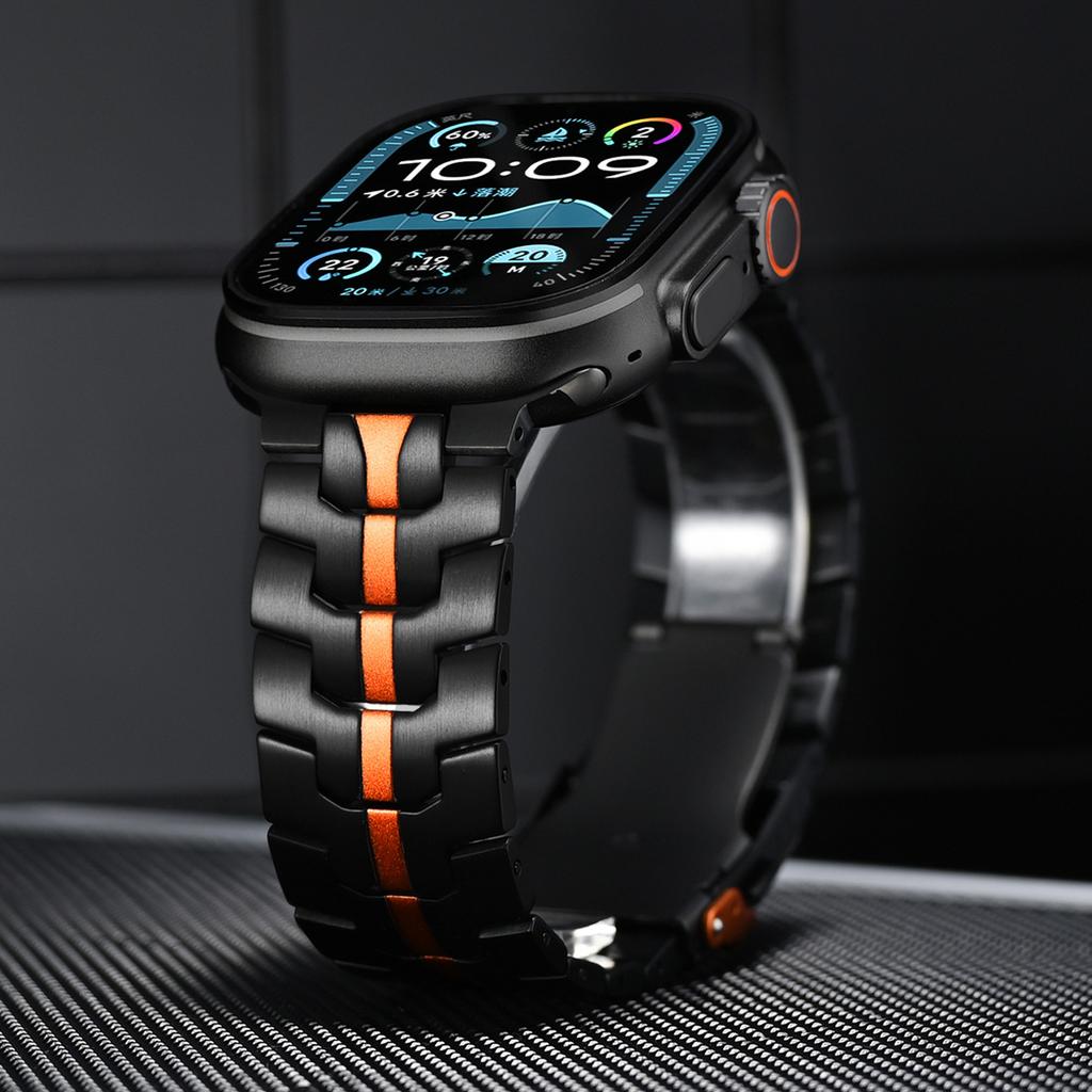 Metal Strap for Apple Watch Band 46mm Ultra 49mm 44mm 45mm Luxury Stainless Steel Business Band Correa for IWatch Series 10 9 8