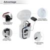 X Autohaux Electric Fuel Pump Assembly for Mercedes Benz W203 Series C230 C240 C280 C320 2001-07 2.5L 2.6L 3.0L 3.2L 2034702394