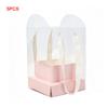 5Pcs Bouquet Wrapping Bag Waterproof Flower Packaging Box Flower Handbag Box  For Wedding Party