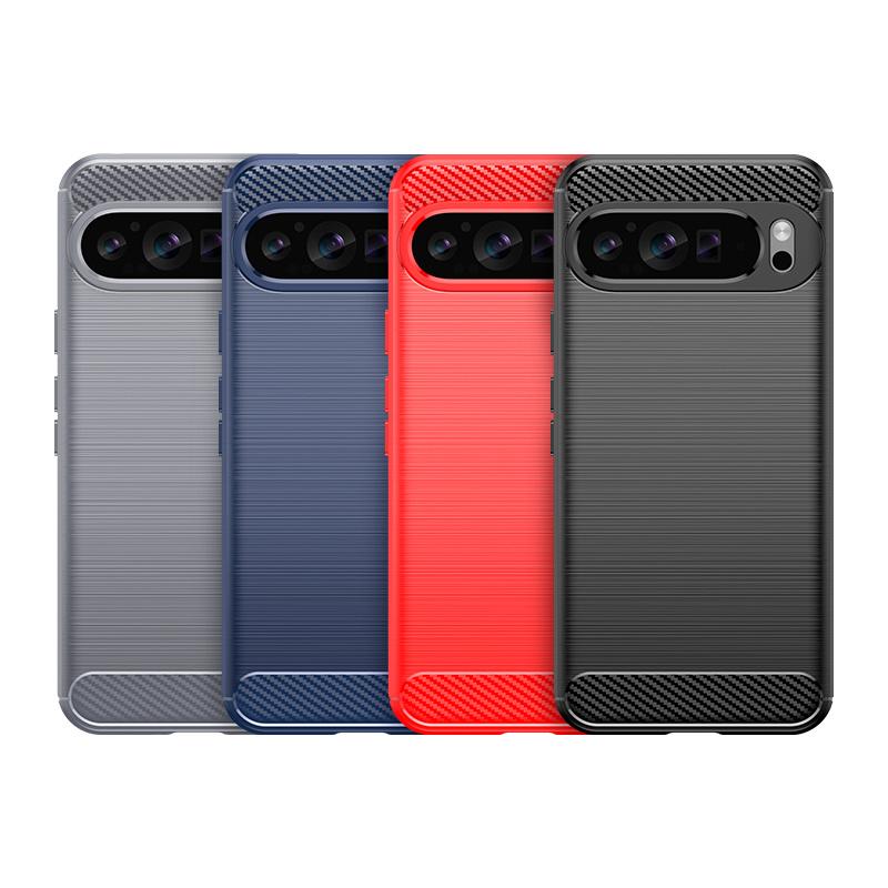 Flexibilní TPU pouzdro pro Google Pixel 9 Pro XL 8 7 8A 7A 5G 4G Ochranný kryt Capa Fundas Coque Shell odolný proti otiskům prstů