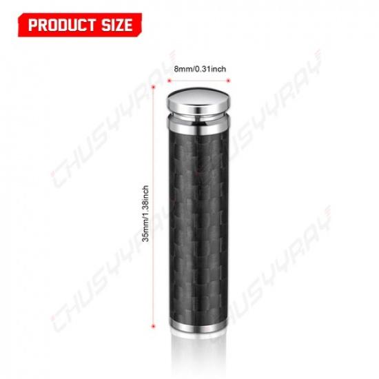 4x Real Carbon Fiber Auto Car SUV Interior Door Lock Knob Pin Handles Universal