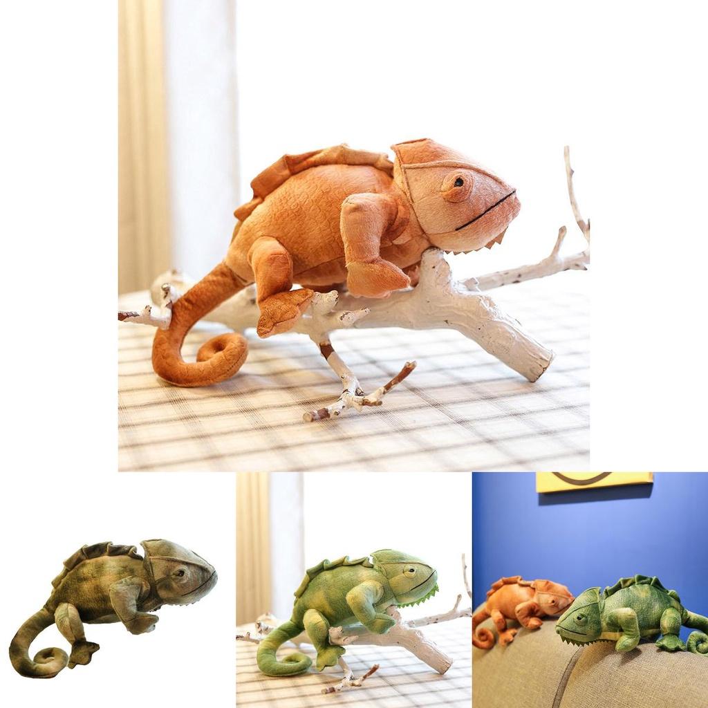 Realistic Lizard Plush Toy Super Soft Short Plush Material Color-changing Chameleon Doll Perfect Gift For Teens