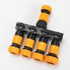 Garden Hose 4-Way Water Splitter with Switch Valve Connector