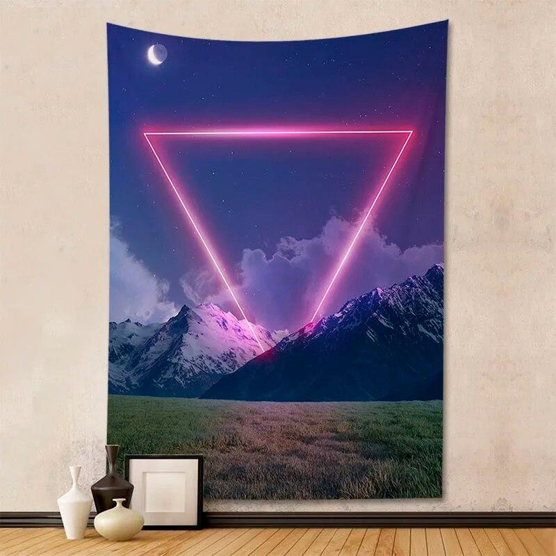 Tapestry beautiful starry sky moon room decoration home life wall hanging background cloth