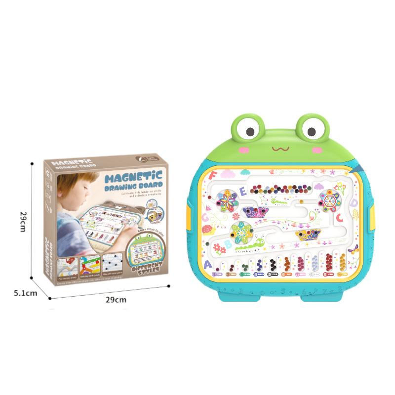 Children'S Early Education Magnetic Pen Drawing Board Maze Pen Control Training Magnetic Pen Intelligence Maze Walking Toys