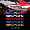 KTM Adventure Motorcycle Fuel Tank Modification Stickers - Personalized Decals