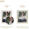 AELS 8x10 Inch Vintage Picture Frame, Elegant Antique Photo Frames with Glass Front, Photo Display, Tabletop Wall Hanging, Gift Ideas, White and Pink