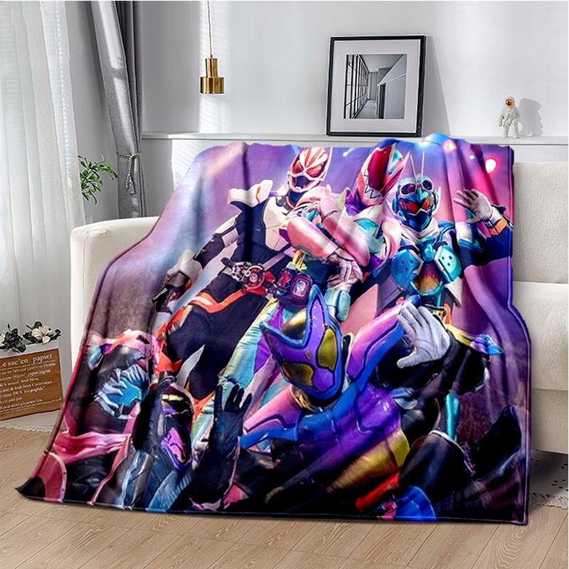 Sugar Man K-Kamen Rider GAVV Blanket Elastic Soft Candy Knight Full Storage Soft Warm Bedding Children's Gift throw blanket