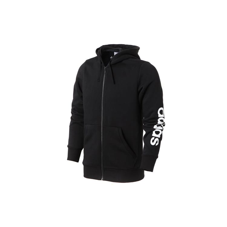adidas Jackets Men's Black Hooded Moderate Other BR4058