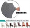 Chair cover 1PCS household universal table stool cover elastic one-piece chair cover