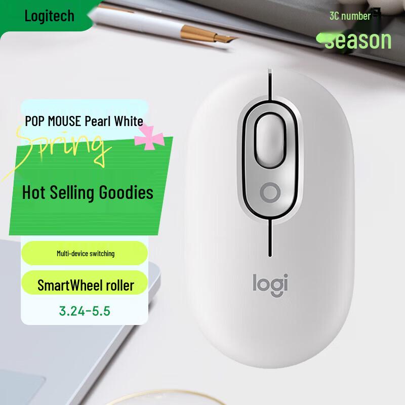 

Logitech POP MOUSE Wireless Bluetooth Mouse