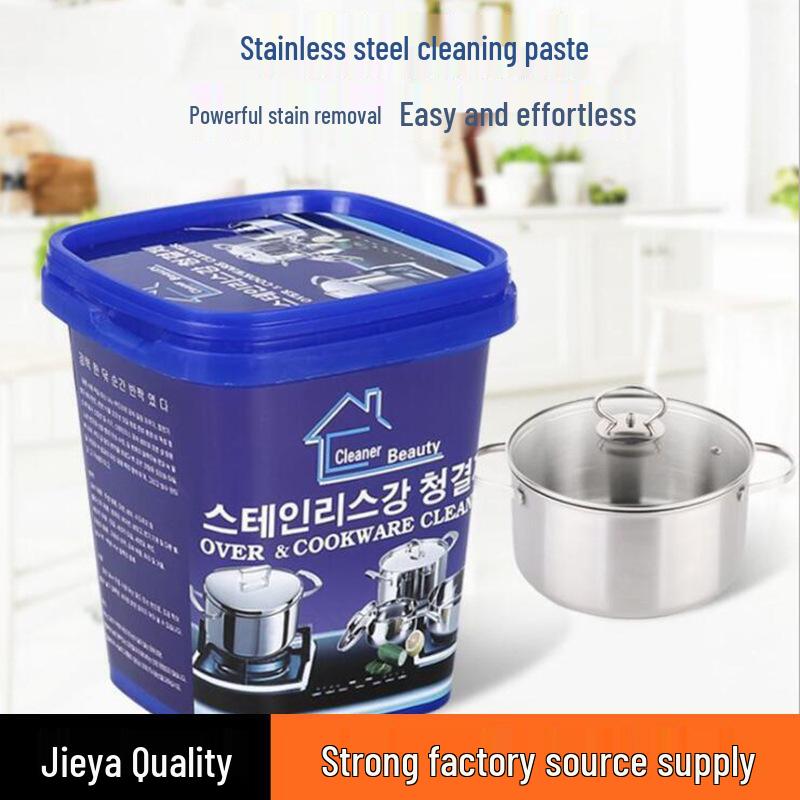 

Бытовая чистящая паста из нержавеющей стали: Многофункциональное средство для удаления пятен и золы с кухонной утвари