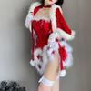 Halloween Costume Stage Red Hollow Bunny Sexy Uniform Seduction Female Servant Dress Christmas