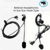 Noise Reduction Referee Headset In-ear Bluetooth Intercom Earphone Helmet Headset  Motorcycle
